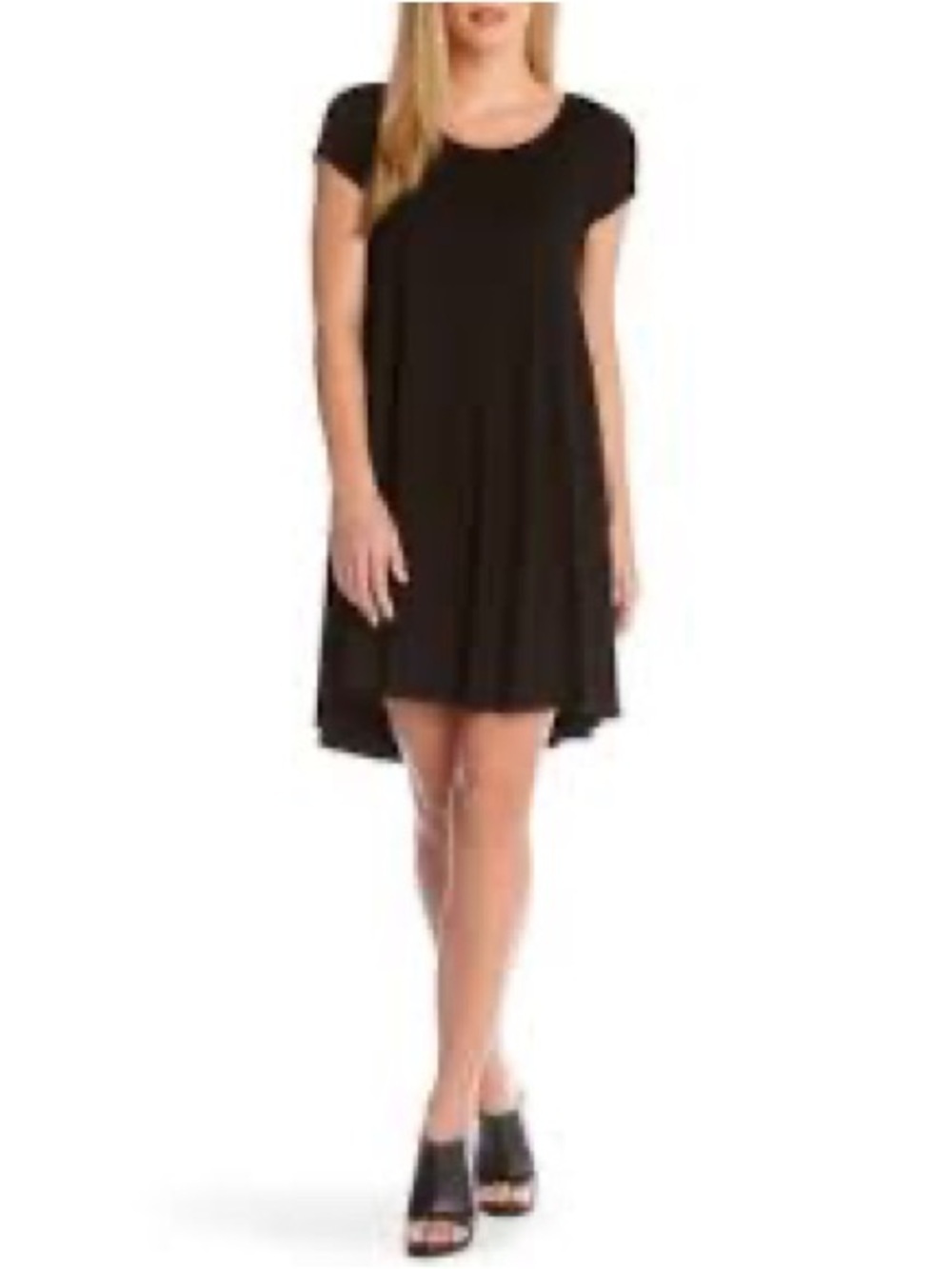 Karen Kane Black Midi Maggie Dress accessories not included